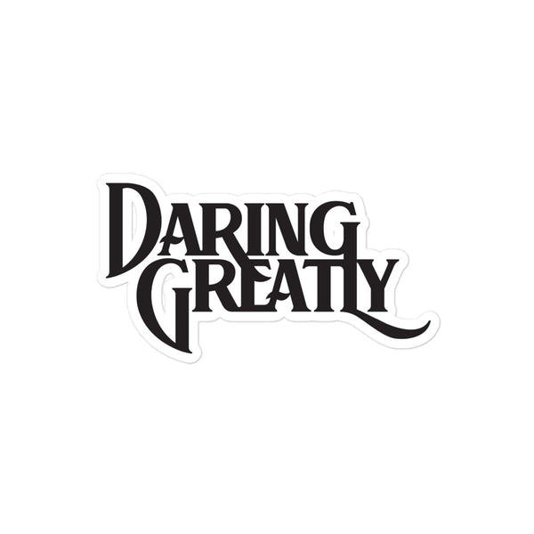 DARING GREATLY sticker