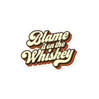 WHISKEY sticker