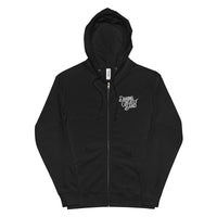 DARING GREATLY BAND fleece zip up hoodie