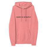 DARING GREATLY Womens pigment-dyed hoodie