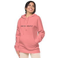 DARING GREATLY Womens pigment-dyed hoodie