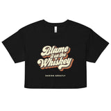 Women’s WHISKEY crop top - Black